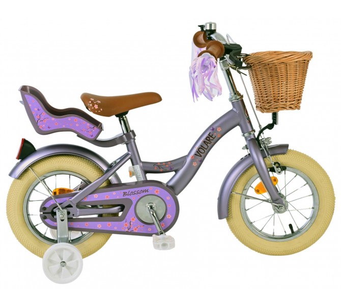 Purple bike basket best sale